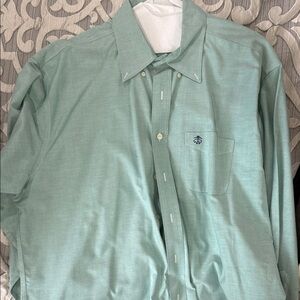Brooks Brothers Mint Green Button-Down Shirt